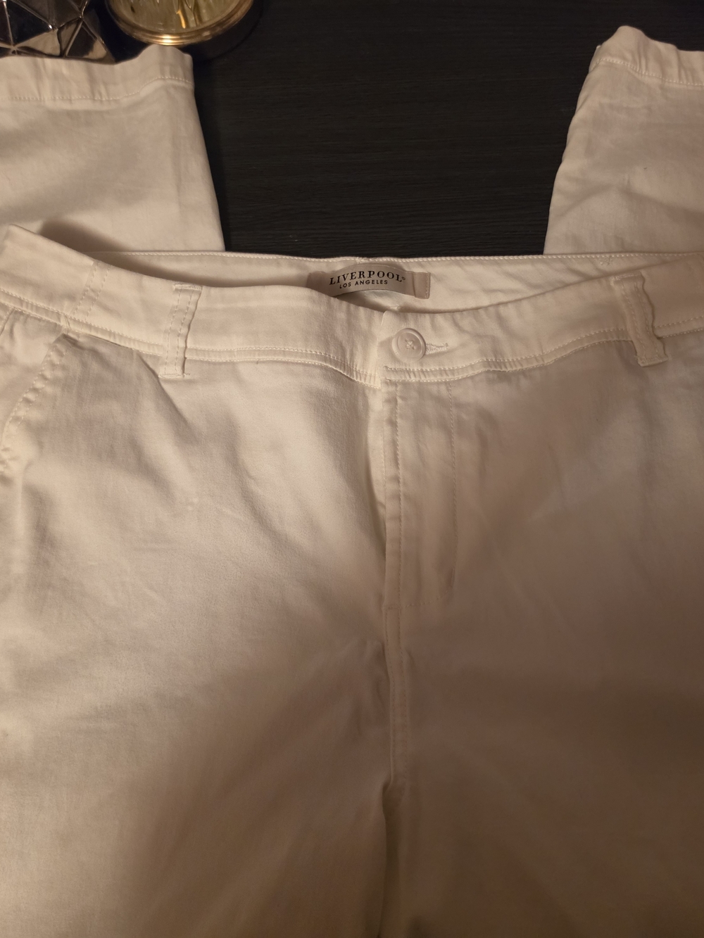 Liverpool Jeans Company Straight Leg White Women's Jeans